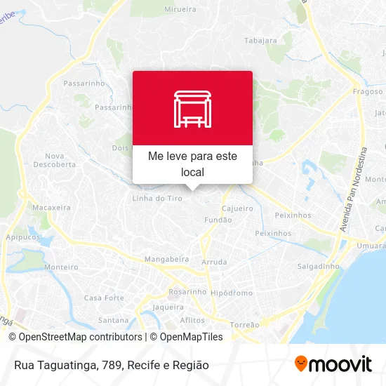 Rua Taguatinga, 789 mapa