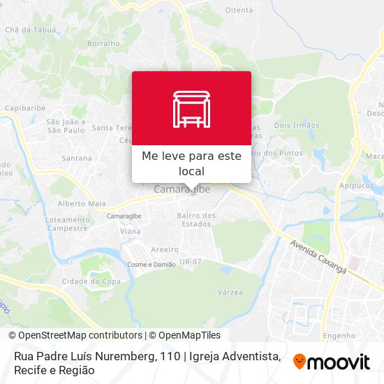 Rua Padre Luís Nuremberg, 110 | Igreja Adventista mapa