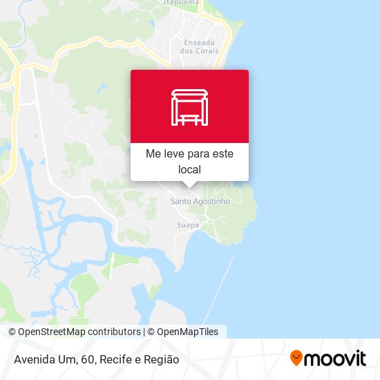 Avenida Um, 60 mapa