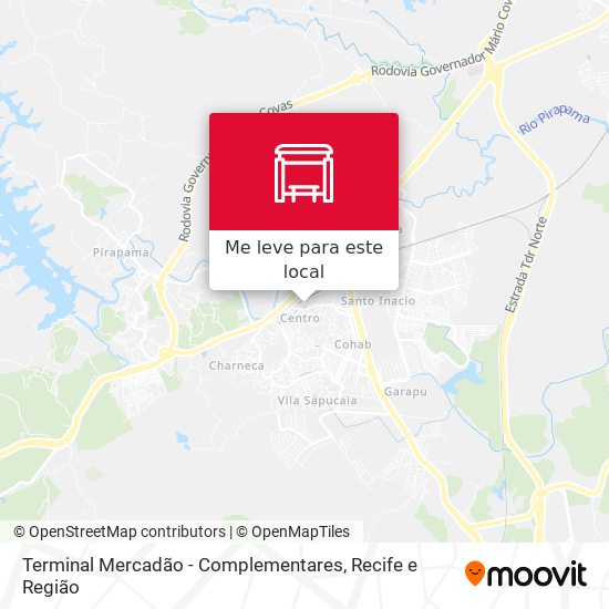 Terminal Mercadão - Complementares mapa