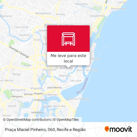 Praça Maciel Pinheiro, 360 mapa