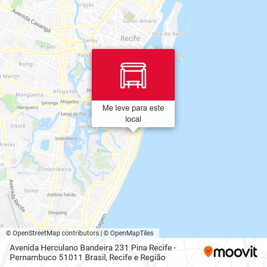 Avenida Herculano Bandeira 231 Pina Recife - Pernambuco 51011 Brasil mapa