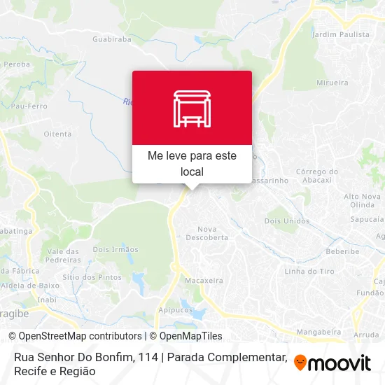 Rua Senhor Do Bonfim, 114 | Parada Complementar mapa