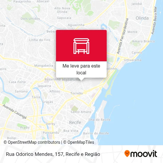 Rua Odorico Mendes, 157 mapa