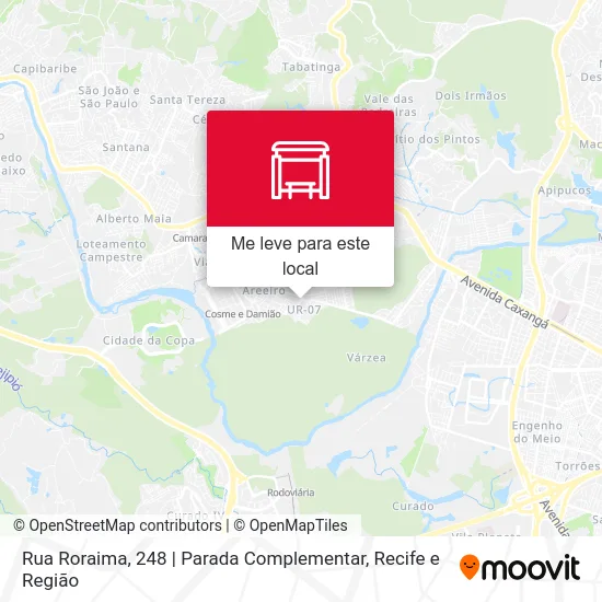 Rua Roraima, 248 | Parada Complementar mapa