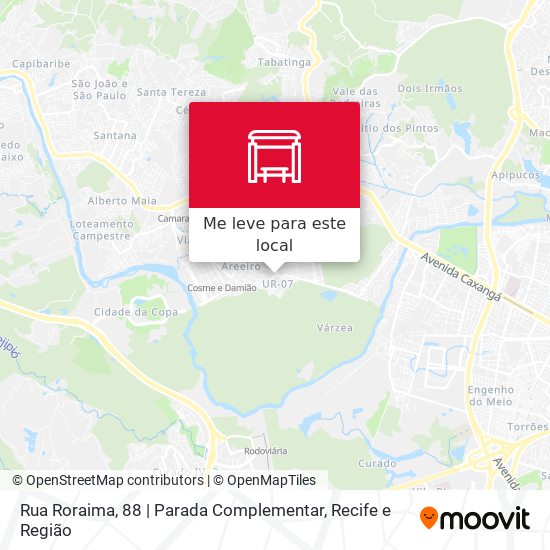 Rua Roraima, 88 | Parada Complementar mapa