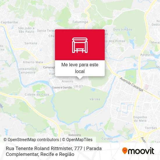 Rua Tenente Roland Rittmíster, 777 | Parada Complementar mapa