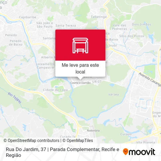 Rua Do Jardim, 37 | Parada Complementar mapa