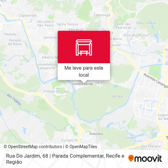 Rua Do Jardim, 68 | Parada Complementar mapa
