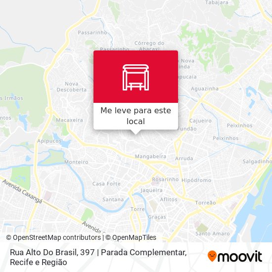 Rua Alto Do Brasil, 397 | Parada Complementar mapa