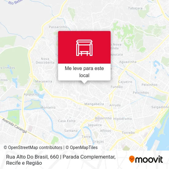 Rua Alto Do Brasil, 660 | Parada Complementar mapa