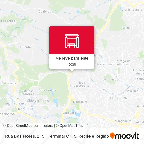 Rua Das Flores, 215 | Terminal C115 mapa