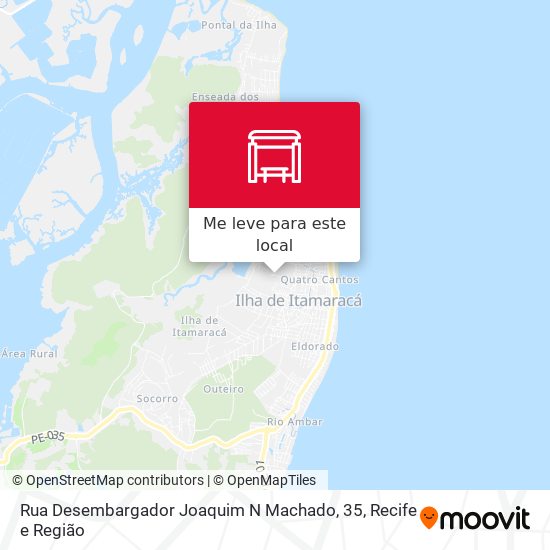 Rua Desembargador Joaquim N Machado, 35 mapa
