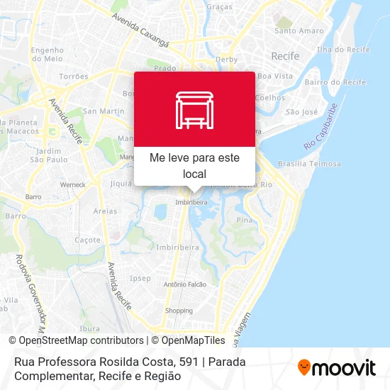 Rua Professora Rosilda Costa, 591 | Parada Complementar mapa