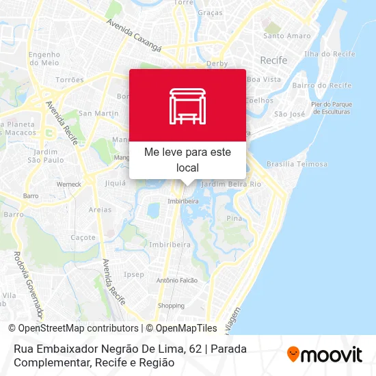 Rua Embaixador Negrão De Lima, 62 | Parada Complementar mapa
