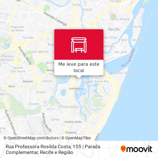 Rua Professora Rosilda Costa, 155 | Parada Complementar mapa
