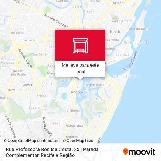 Rua Professora Rosilda Costa, 25 | Parada Complementar mapa