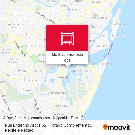 Rua Engenho Araci, 62 | Parada Complementar mapa