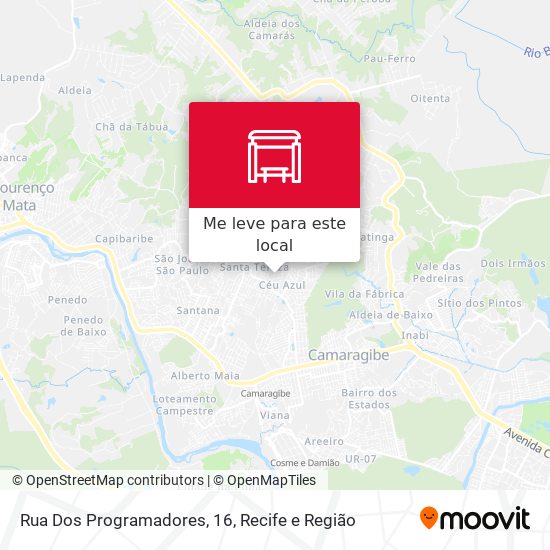 Rua Dos Programadores, 16 mapa