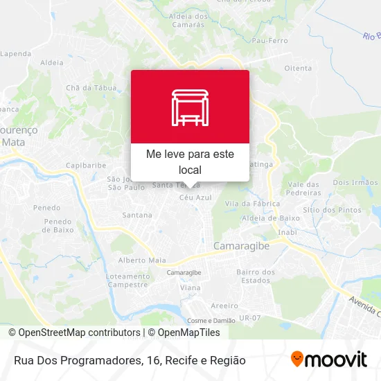 Rua Dos Programadores, 16 mapa