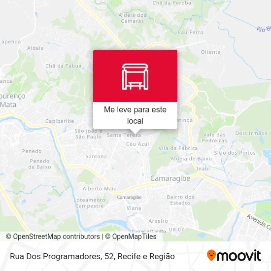 Rua Dos Programadores, 52 mapa