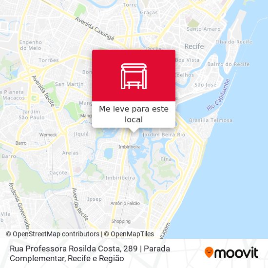 Rua Professora Rosilda Costa, 289 | Parada Complementar mapa