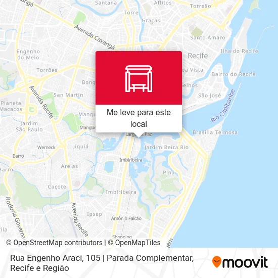 Rua Engenho Araci, 105 | Parada Complementar mapa