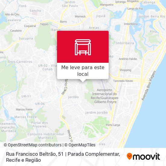 Rua Francisco Beltrão, 51 | Parada Complementar mapa
