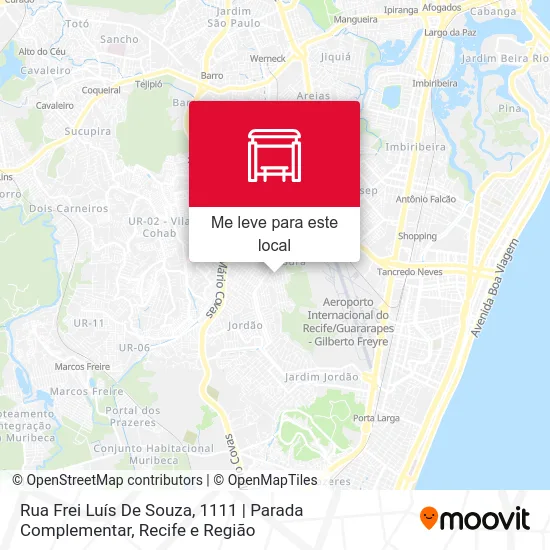 Rua Frei Luís De Souza, 1111 | Parada Complementar mapa