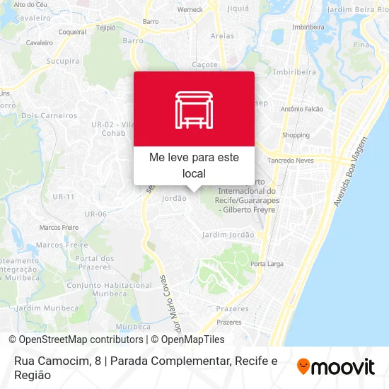 Rua Camocim, 8 | Parada Complementar mapa