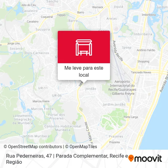 Rua Pederneiras, 47 | Parada Complementar mapa