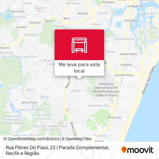 Rua Flôres Do Piauí, 23 | Parada Complementar mapa