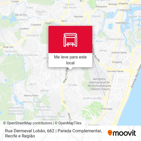 Rua Dermeval Lobão, 662 | Parada Complementar mapa