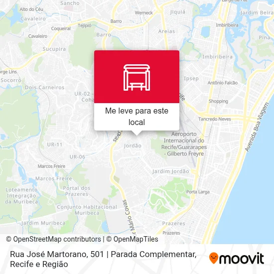 Rua José Martorano, 501 | Parada Complementar mapa