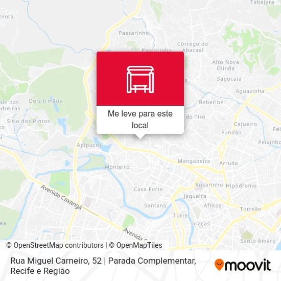 Rua Miguel Carneiro, 52 | Parada Complementar mapa