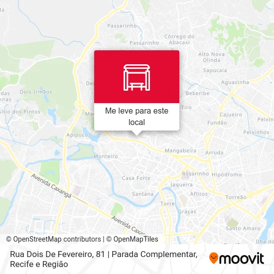 Rua Dois De Fevereiro, 81 | Parada Complementar mapa