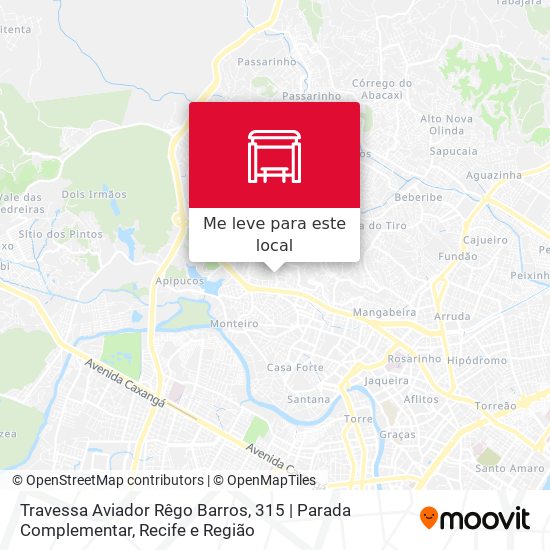 Travessa Aviador Rêgo Barros, 315 | Parada Complementar mapa