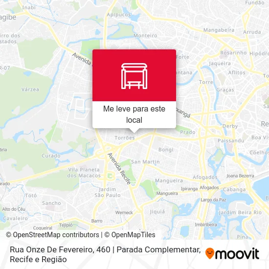 Rua Onze De Fevereiro, 460 | Parada Complementar mapa