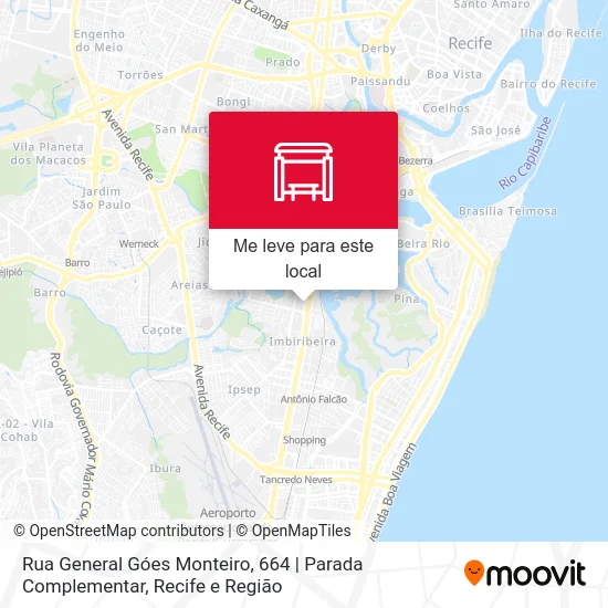 Rua General Góes Monteiro, 664 | Parada Complementar mapa