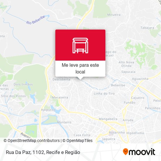 Rua Da Paz, 1102 mapa