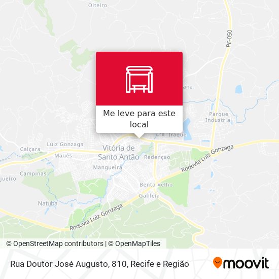 Rua Doutor José Augusto, 810 mapa