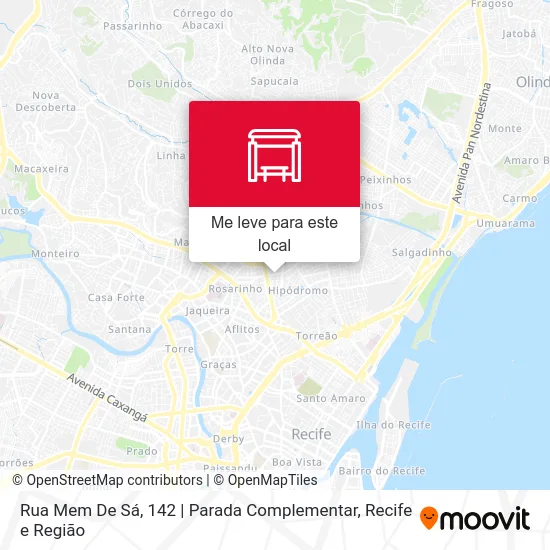 Rua Mem De Sá, 142 | Parada Complementar mapa