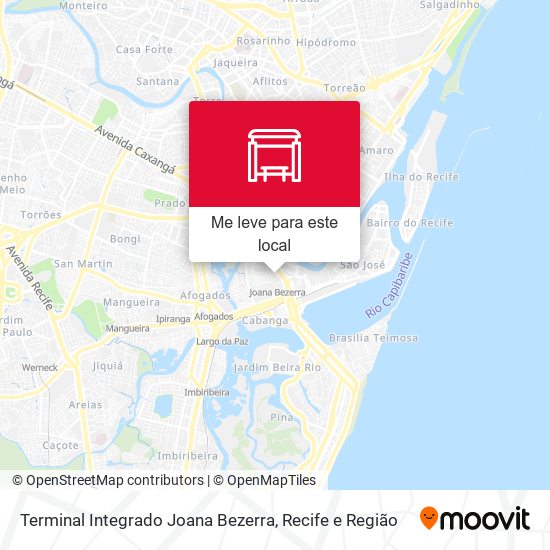 Terminal Integrado Joana Bezerra mapa