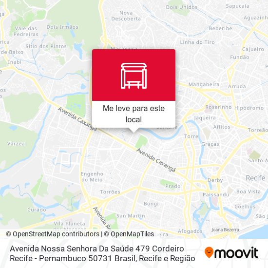 Avenida Nossa Senhora Da Saúde 479 Cordeiro Recife - Pernambuco 50731 Brasil mapa