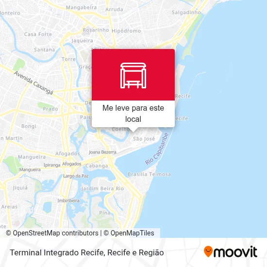 Terminal Integrado Recife mapa