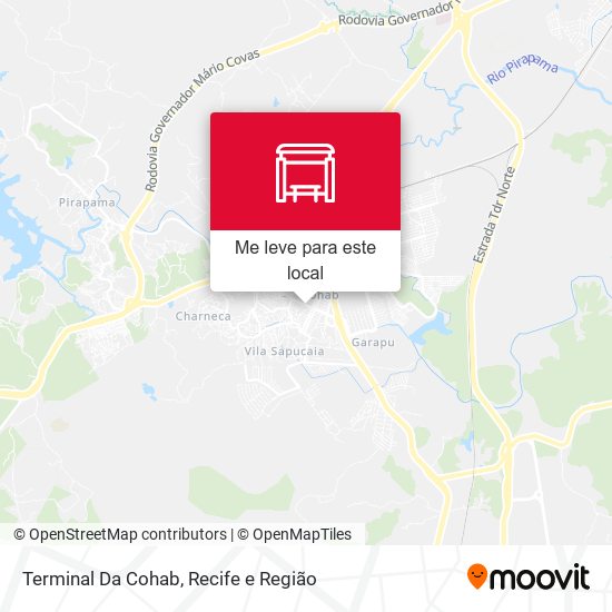 Terminal Da Cohab mapa