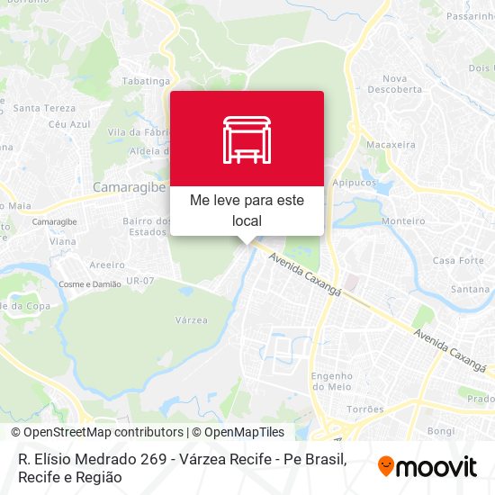 R. Elísio Medrado 269 - Várzea Recife - Pe Brasil mapa