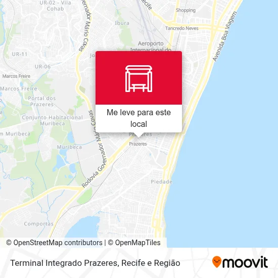 Terminal Integrado Prazeres mapa