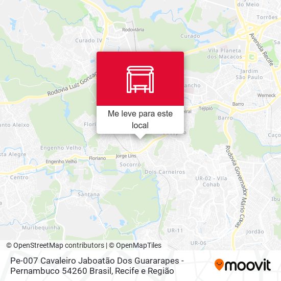 Pe-007 Cavaleiro Jaboatão Dos Guararapes - Pernambuco 54260 Brasil mapa
