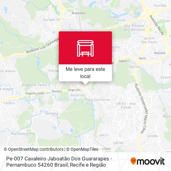 Pe-007 Cavaleiro Jaboatão Dos Guararapes - Pernambuco 54260 Brasil mapa